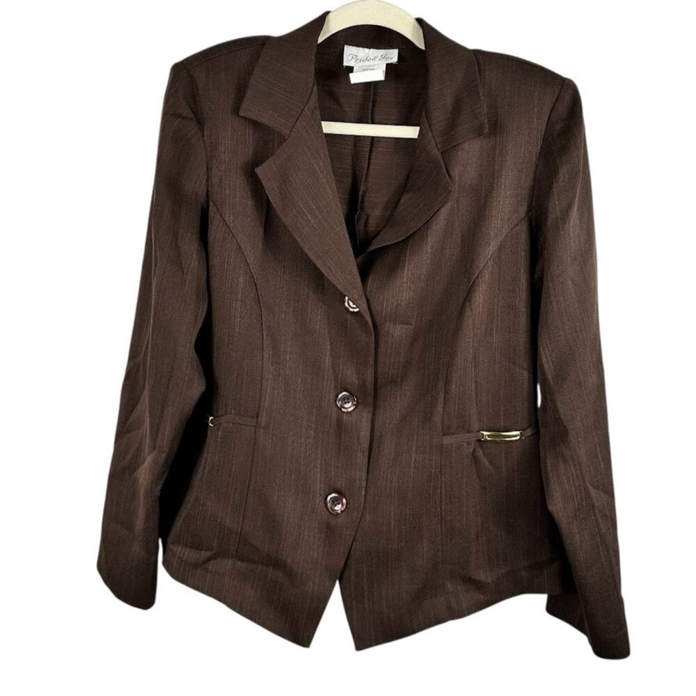 Pride & Joy Brown Blazer Size 14